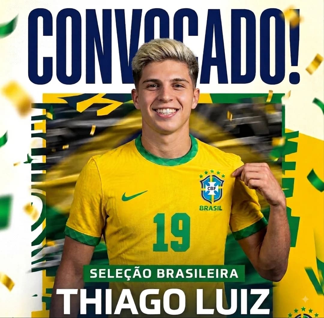 Com muitas felicidades eu hoje posso afirmar que fui convocado pra selecao brasileira ,vou vestir a amarelinha em minha primeira convocac…