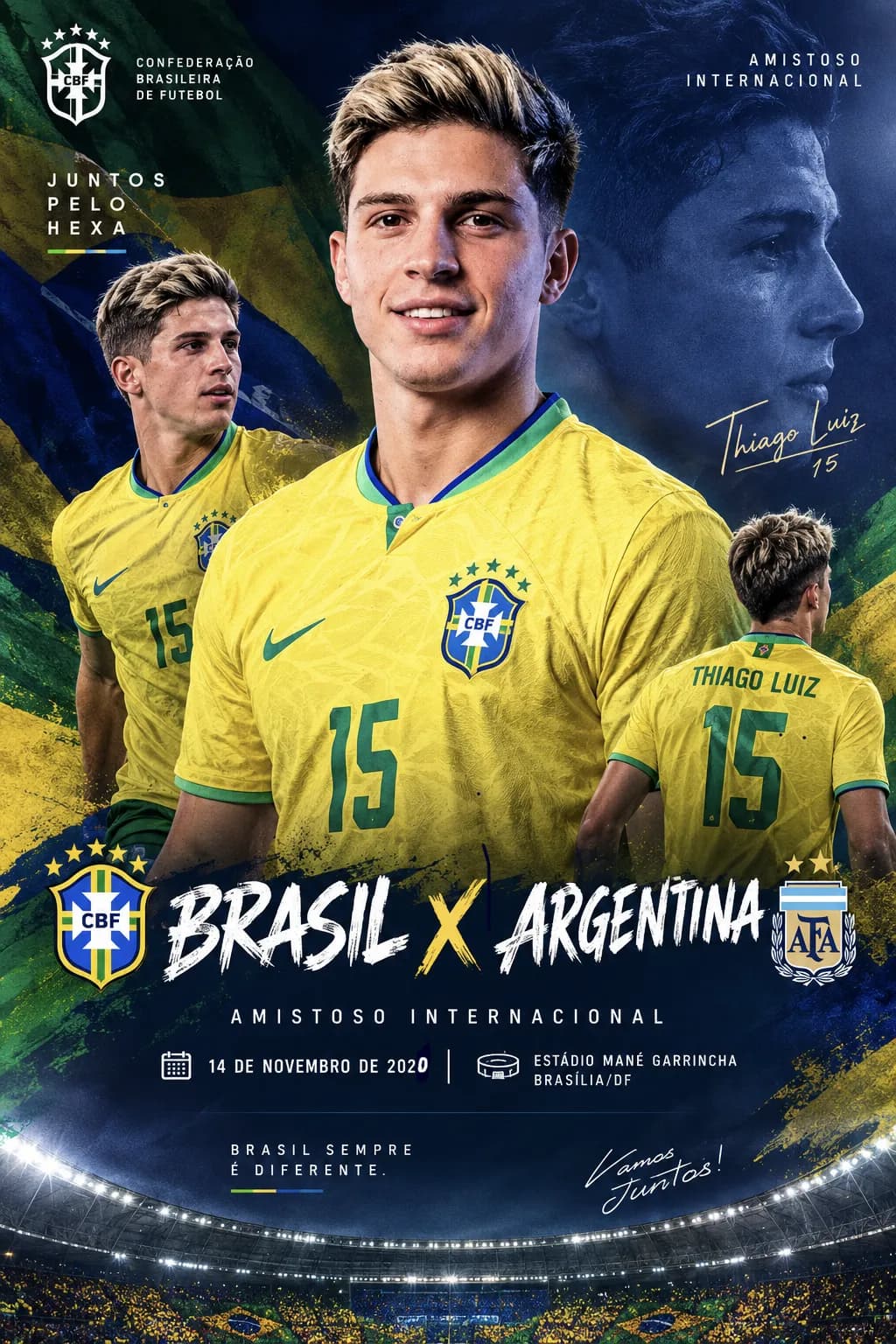 🔥AMISTOSO!!🔥 próxima jornada desse capítulo pela seleção será o amistoso contra a Argentina que é o nosso próximo objetivo,porque não i…