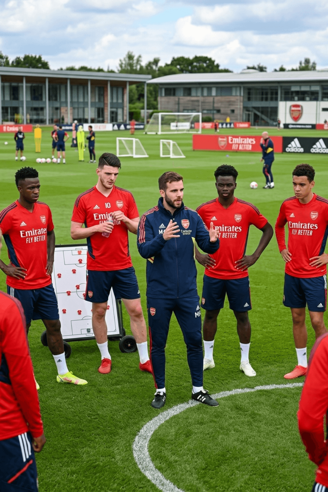 Seguimos trabalhando forte no centro de treinamento do Arsenal F.C.. Preparação em andamento para o início da nossa campanha na Carabao Cup.