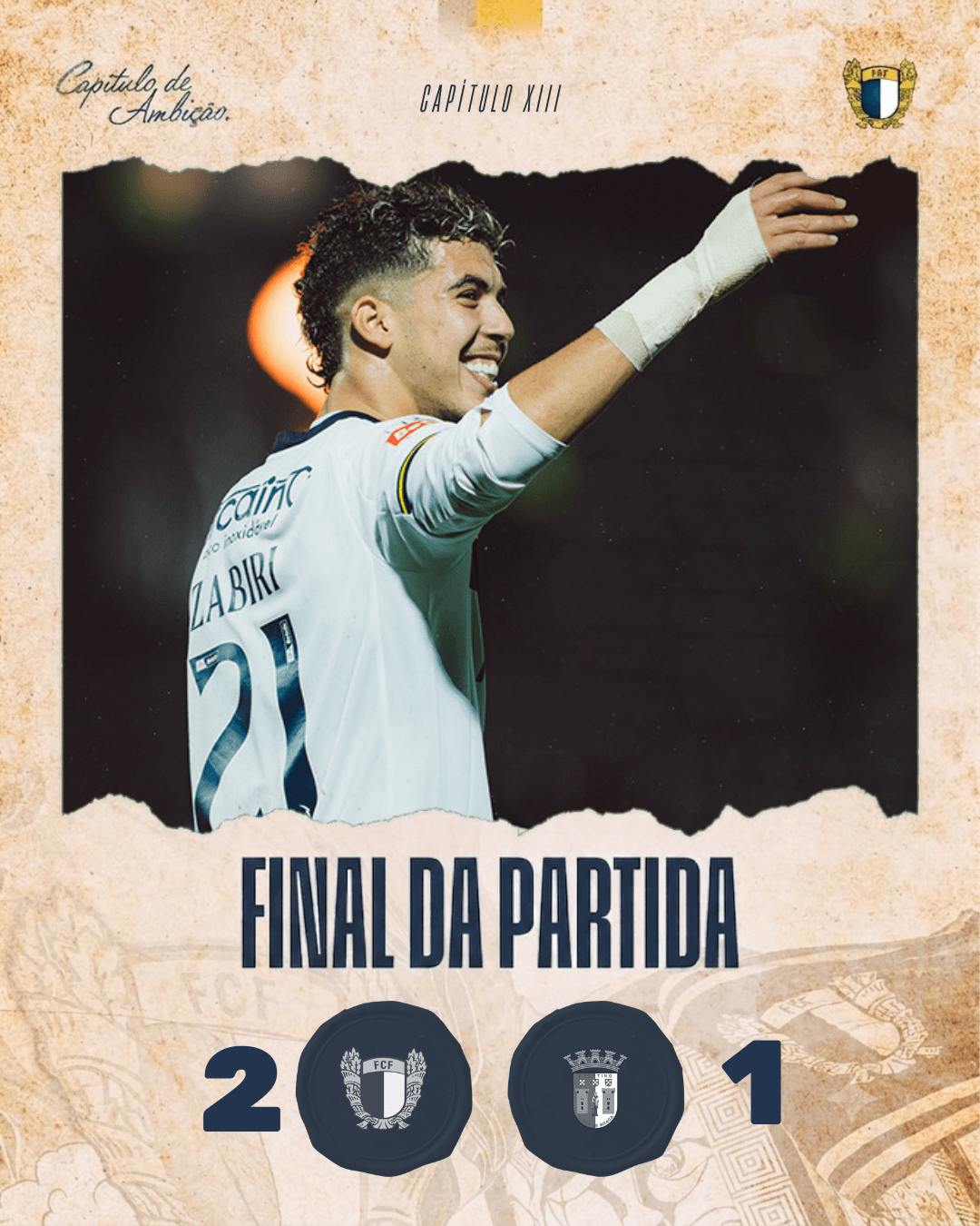 FINAL DO JOGO!! Vitória do Famalicão frente ao SC Braga, a equipa mostrou raça e vontade para sair com a vitória no Municipal de Famalicão.