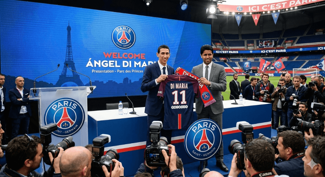 Onde a mágica encontrou a eficiência. 🎩✨ A chegada de Di María ao PSG não foi apenas uma contratação, foi a peça que faltava no laborató…