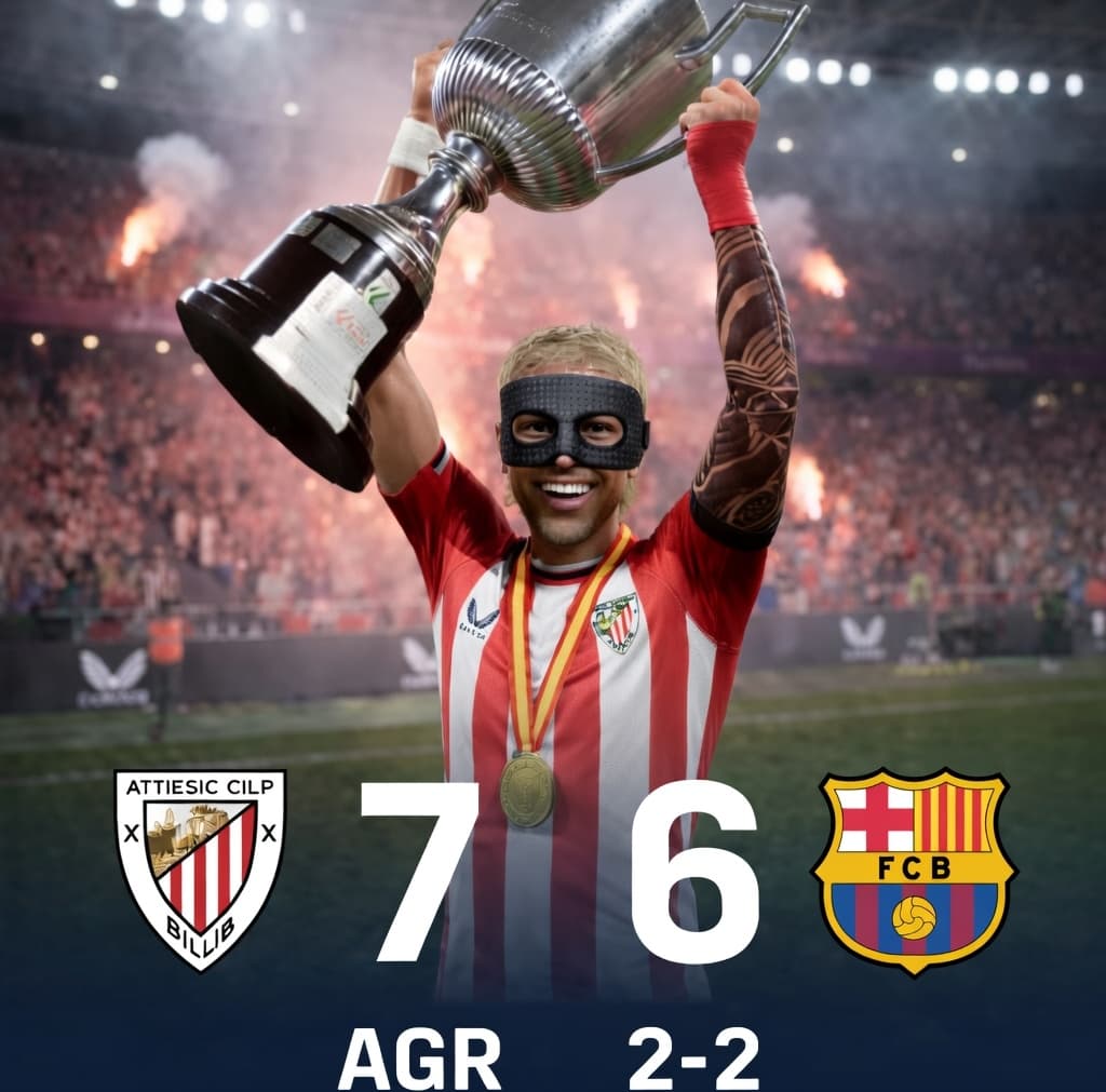 Conquistamos a Copa del Rey! 🏆 Empate em 2 a 2 no tempo normal, deixei um gol e uma assistência. Nos pênaltis fomos mais fortes e vencem…