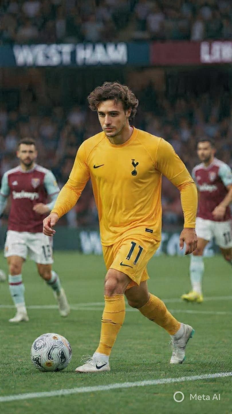 Tottenham 2x1 West Ham Fiz um gol e uma assistência Gol do Kean West Ham:gol do Ian Subiabre Fui o melhor da partida