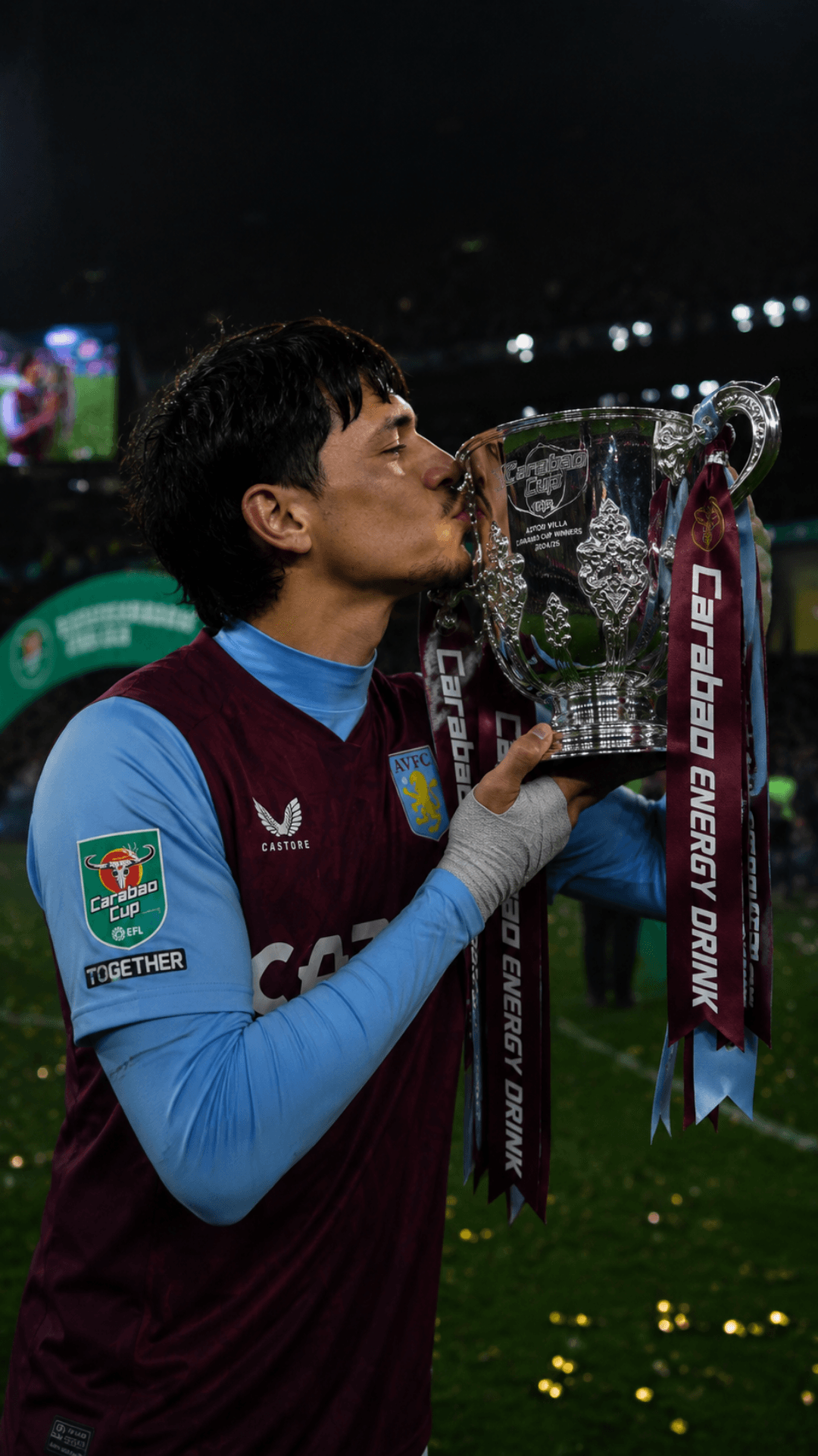 Champions 🏆✨ From dreams to reality… WE DID IT. #Champions #CarabaoCup #AVFC #DreamsComeTrue #FootballLife