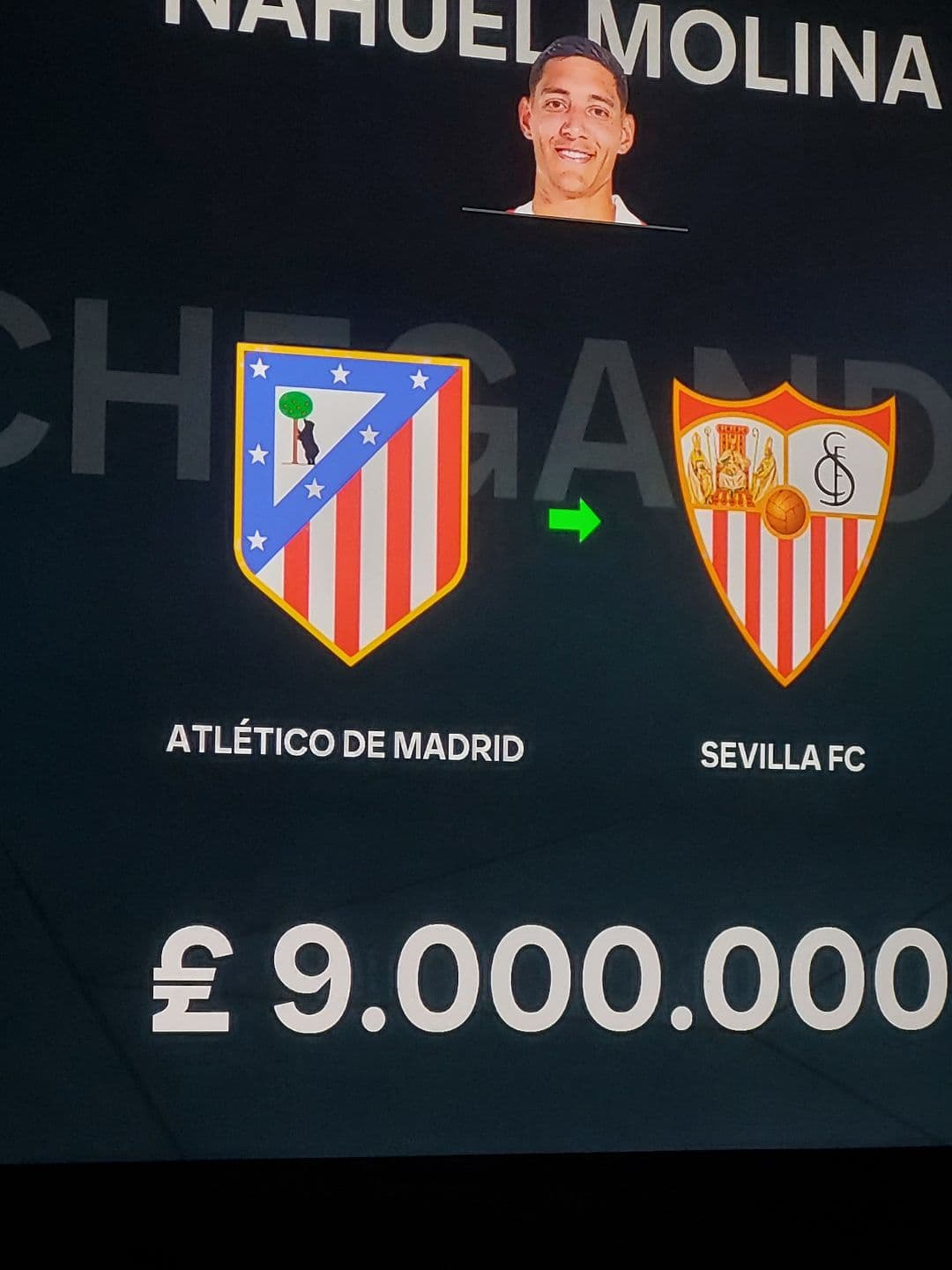 A pedido exclusivo de pocognoli, sevilla vai ao mercado e traz molina