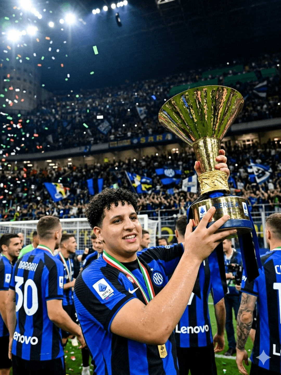 Campioni d'italia! 20° Scudetto (⭐️⭐️) da Internazionale. Com dois gols de Alberto Soeiro, a Inter vira o jogo contra o Milan na Final da…