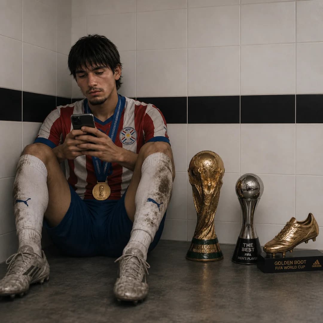 Há alguns meses, eu não sabia quando pisaria em campo novamente. Hoje, volto para casa como campeão do mundo, artilheiro da Copa e eleito…