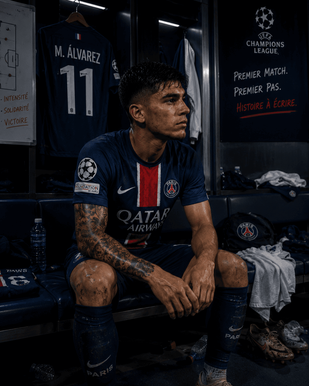 O PRIMEIRO DE MUITOS💙🤍❤️ Nosso primeiro jogo pelo PARIS SAINT-GERMAIN na UEFA Champions também nosso primeiro jogo na Champions da carr…