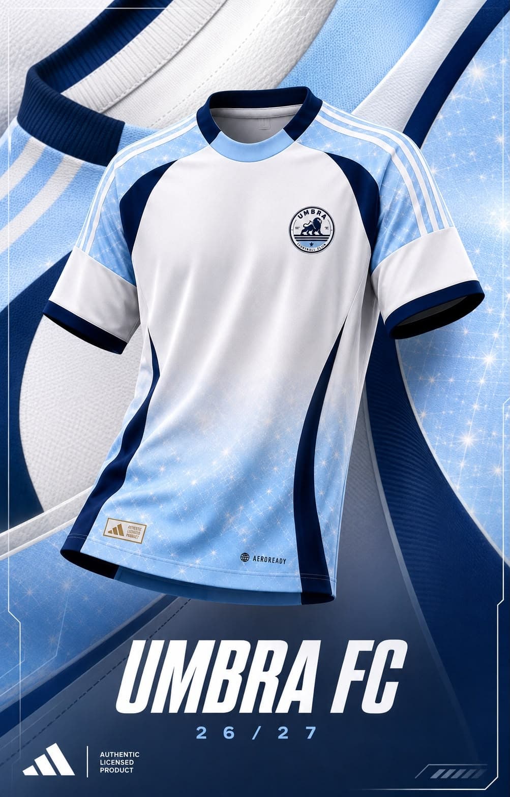 O nosso manto do Umbra FC 🦁💙🤍 Apresentamos o nosso uniforme para voces as cores que representam nossa paixão e o orgulho de carregar …