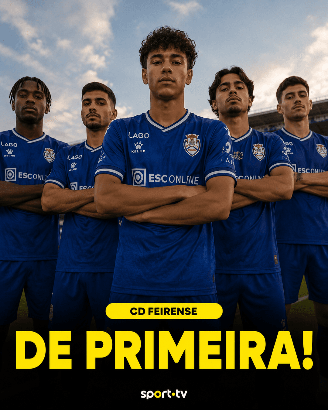 O CD Feirense consegue o acesso como campeão e agora está na Liga Portugal!🔥 Parabéns Campeões!🏆🔵⚪️