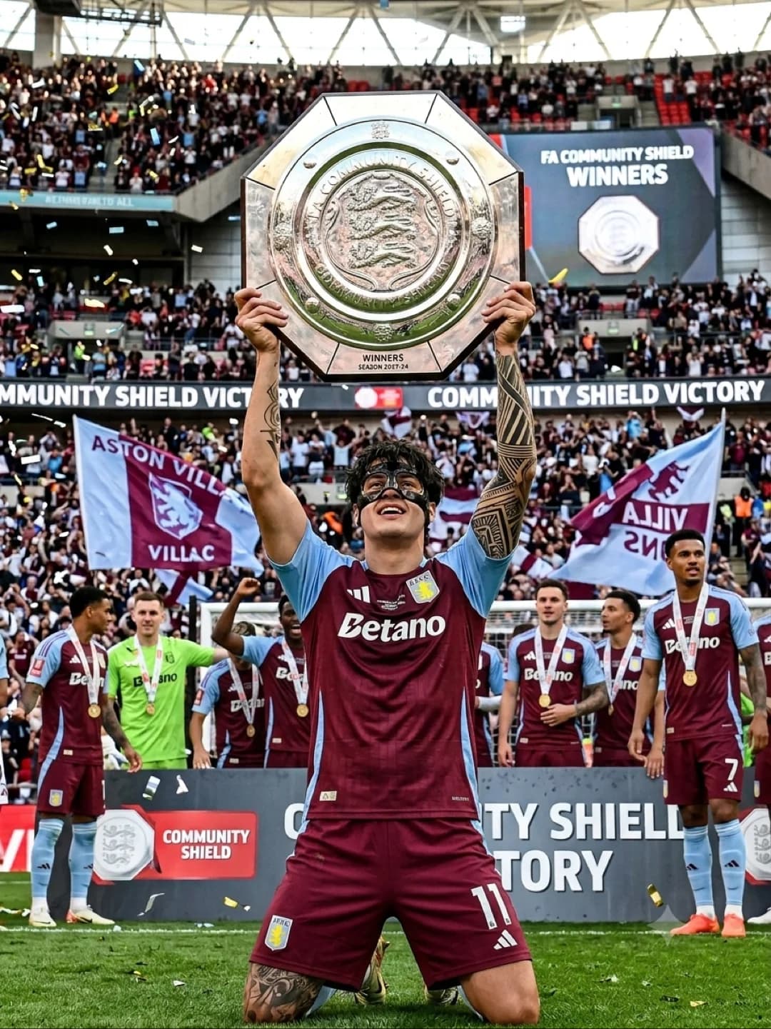 Ganhamos a Community Shield em uma virada histórica contra o Chelsea!