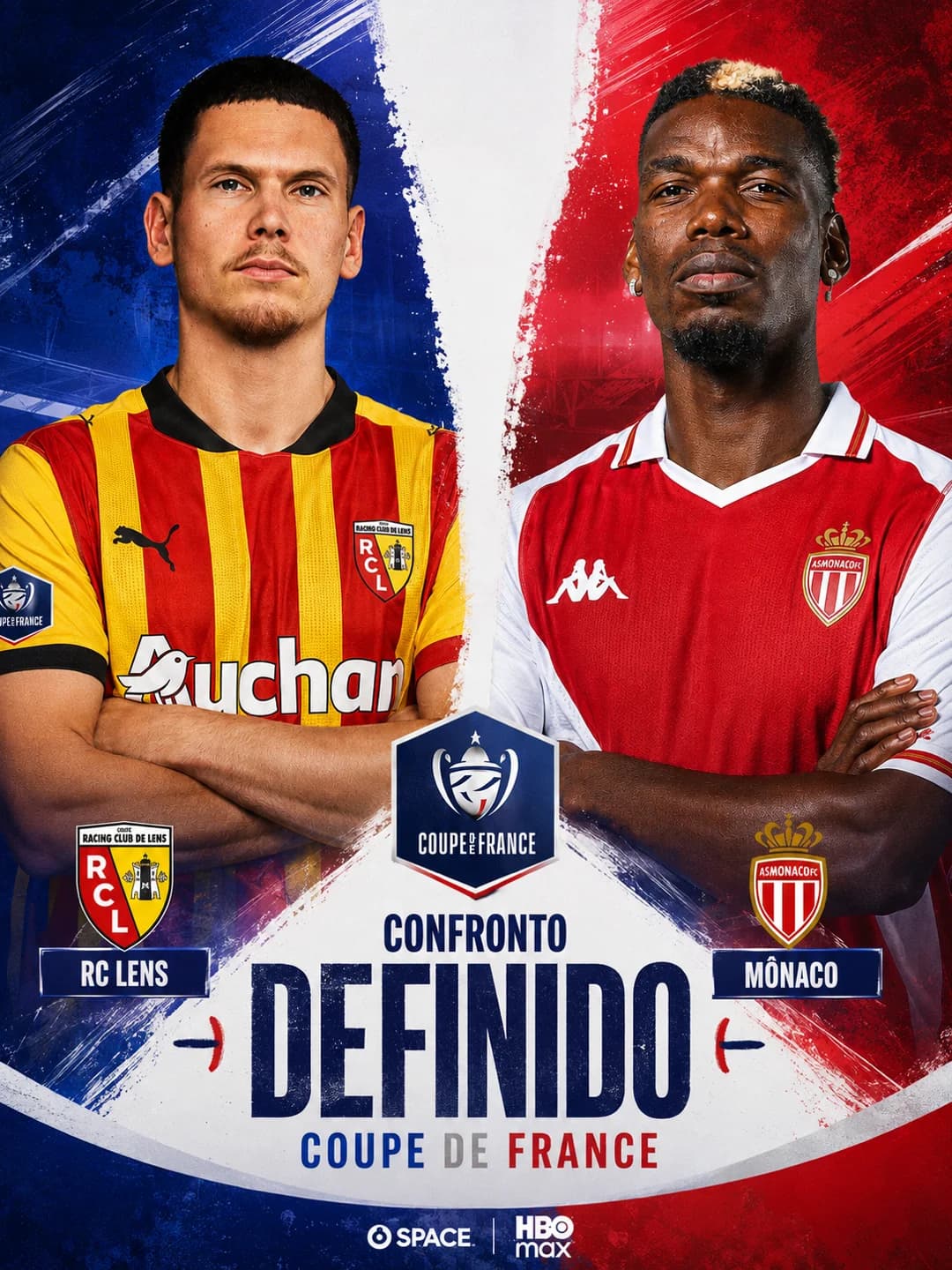 CONFRONTO PESADO! 🇫🇷 RC Lens e Mônaco se enfrentam pela Coupe de France! 🔥👀 Os dois time se destacaram por grande ofensividade na com…