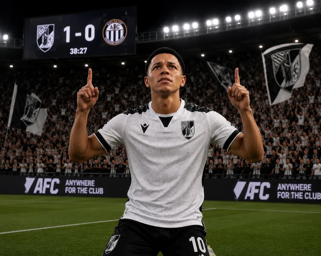 O homem já fez dois gols em três jogos