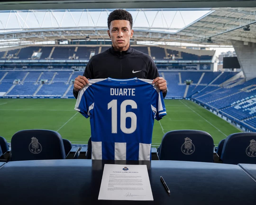 Aos 17 anos, Duarte chega de Portugal com ambição, qualidade e um futuro promissor pela frente.🇵🇹