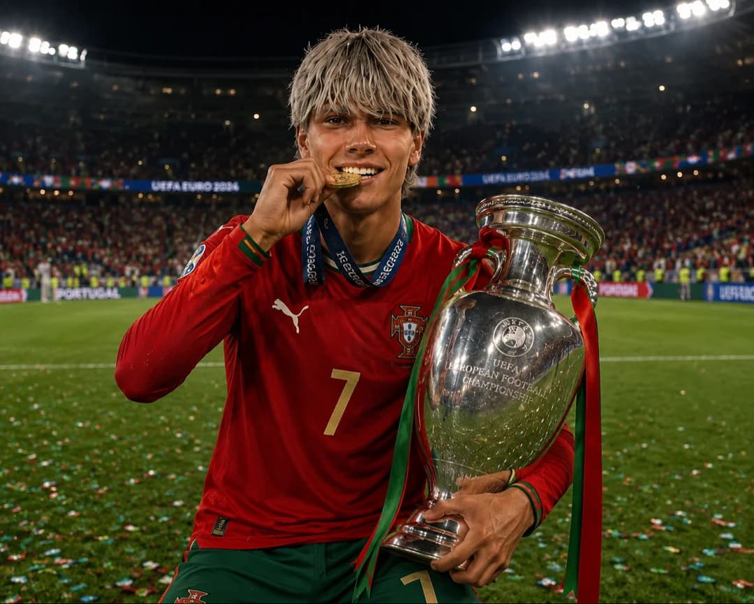 Zezoca faz hat-trick contra belgica na final da Eurocopa