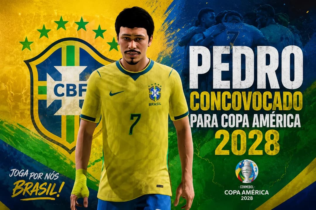 Estou muito feliz por ter sido convocado pra jogar essa Copa América pela minha seleçã tô muito feliz por essa oportunidade iremos trazer…