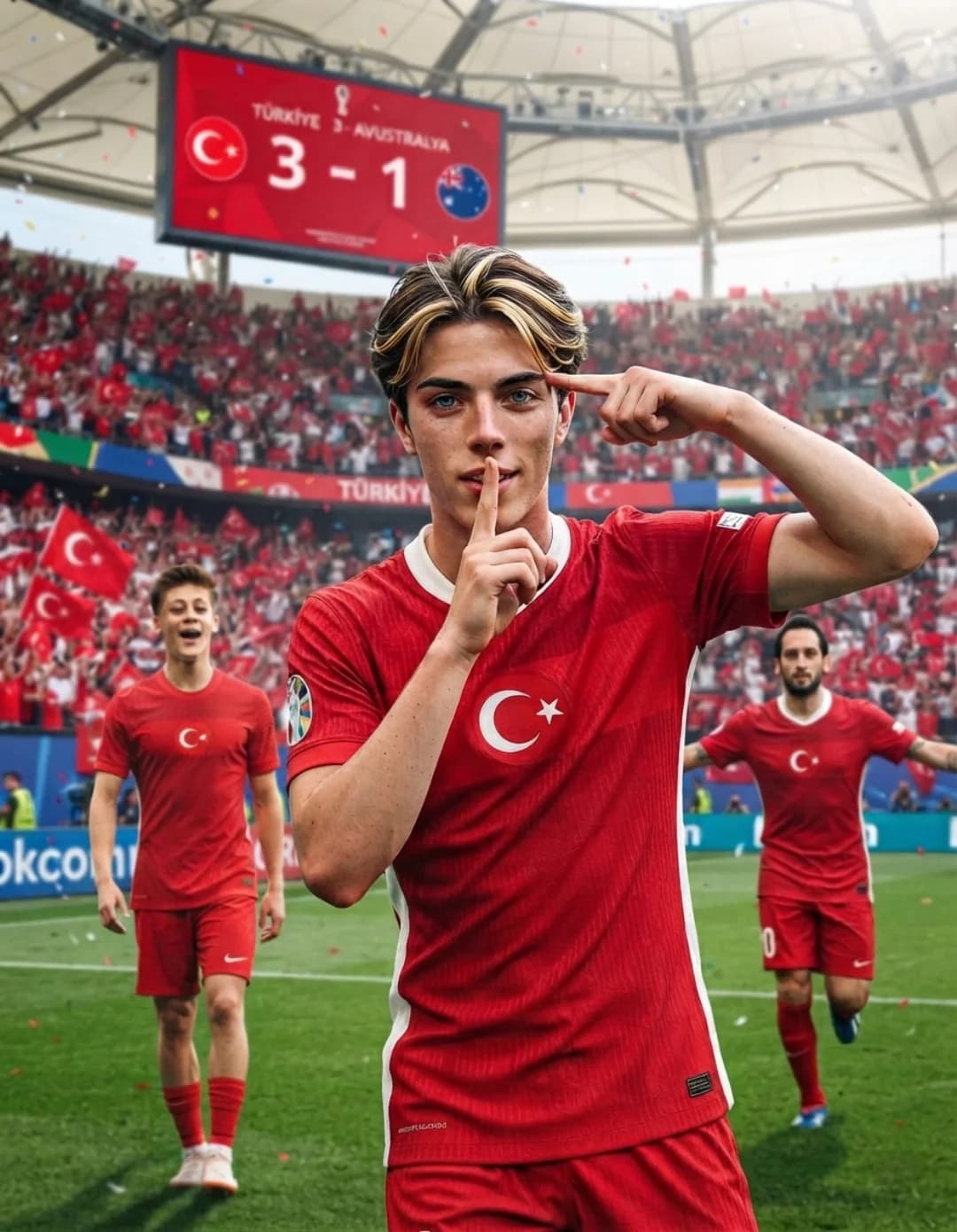 47' Touré 58' Arda Güler 78' Mete Jr 87' Mete Jr In the first match of the World Cup group stage, Türkiye won 3-1 against Australia, it w…