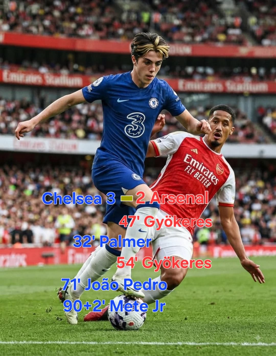 Chelsea 3-1 Arsenal Come back🔥 Chelsea