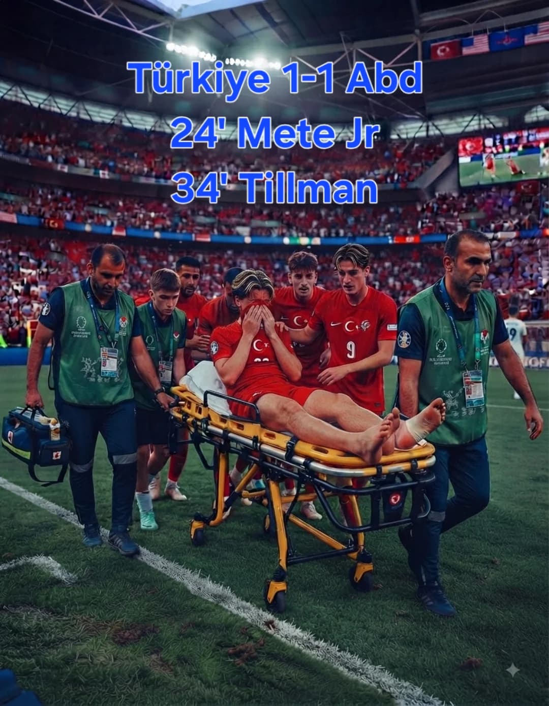 Sofri uma lesão... Ficarei afastado por cinco dias, mas o lado bom é que não há partidas nesse período, então não perdi nenhum jogo; a pa…