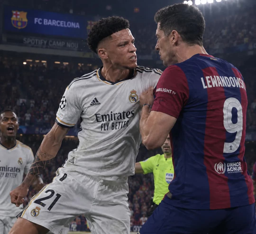Crise no real ? , real Madrid perde de 4 a 2 para o Barcelona por culpa de tornado que foi expulso e brigou com lawandowski e seus compan…