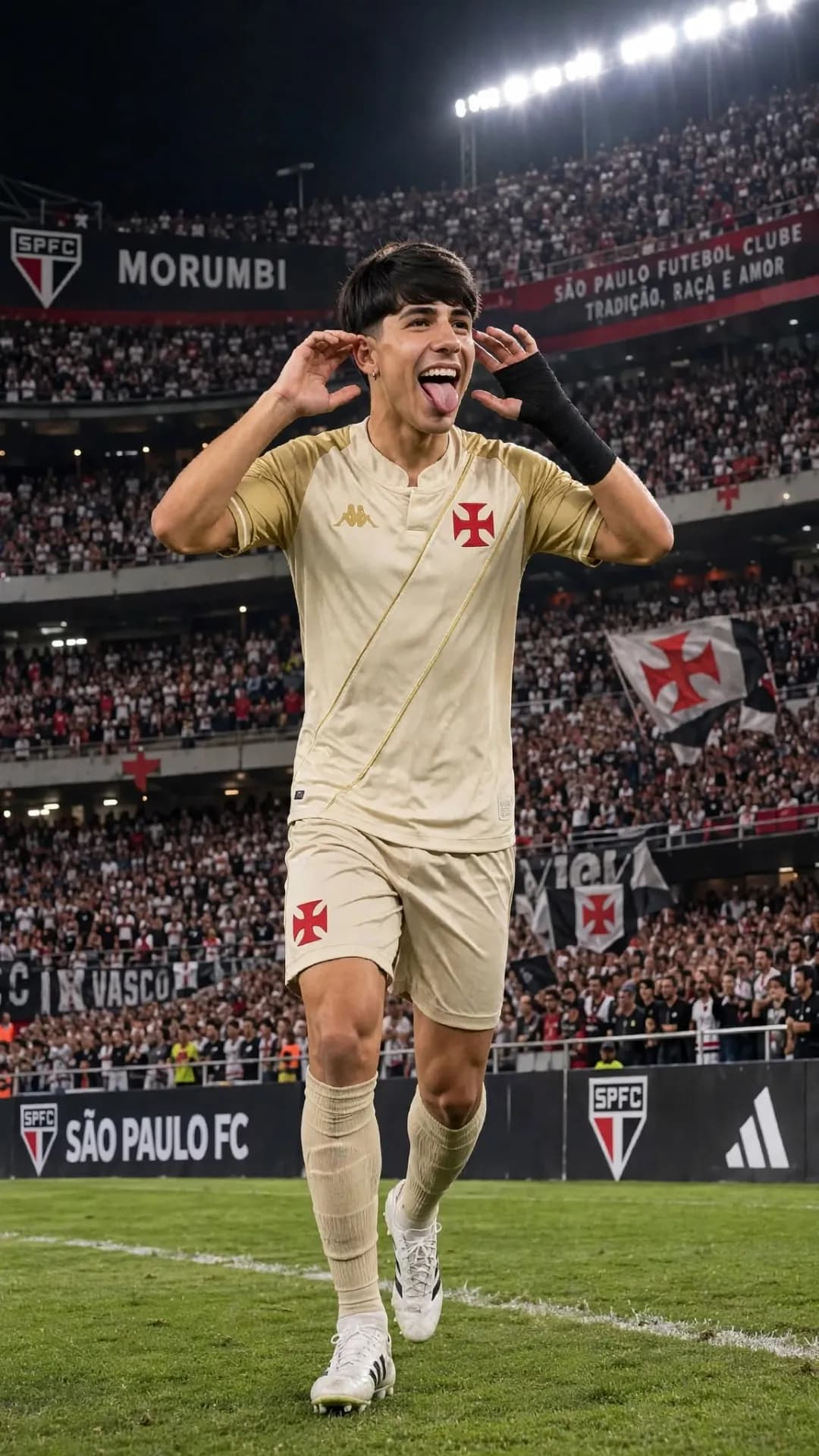Bela noite em São Paulo. VENCE O VASCO DA GAMA! 💢🔥 ____________________________________ São Paulo 0 X 2 Vasco +1 ⚽ Primeira assistência…