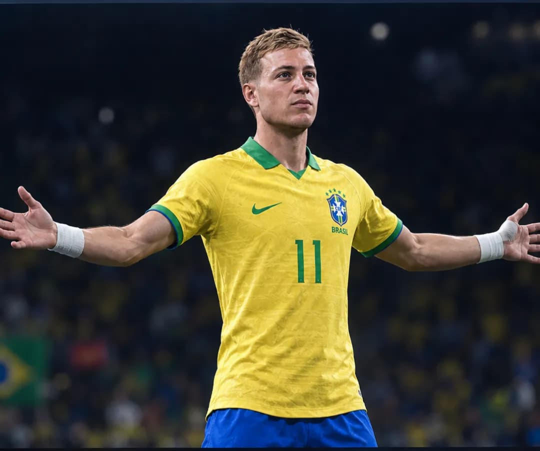 Hoje o Cruz foi convocado para seleção brasileira e jogou muito meteu um hat-trick para entrar na artilharia junto com seu ídolo Neymar J…